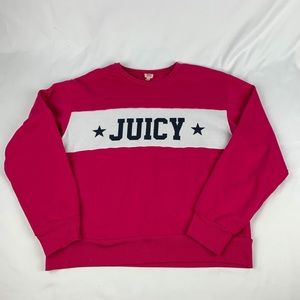 Juicy Couture Spell Out Comfy Pink Sweatshirt